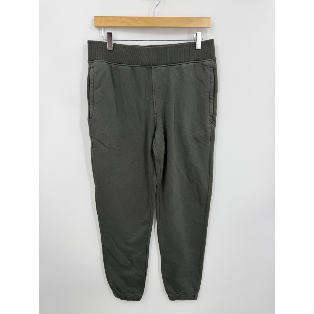 Cuts Friday Projects Jogger Sweatpants Mens Small gray Green 100% Cotton Fleece